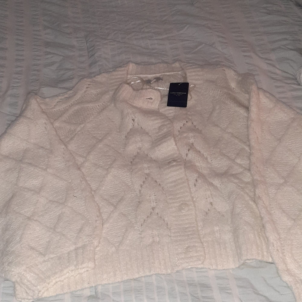 Lucky brand button up sweater